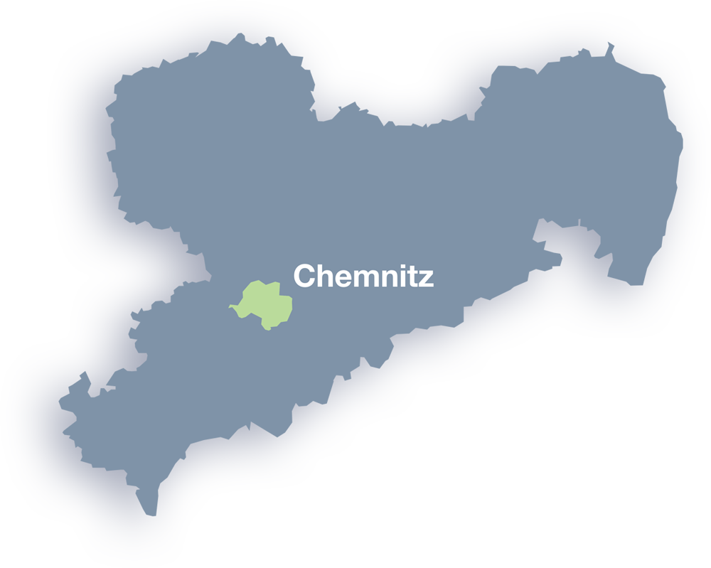 Karte Sachsen